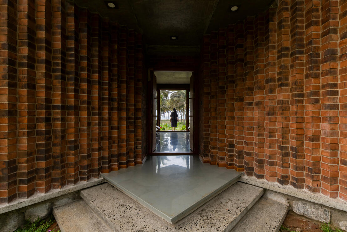 Entry to the cottage