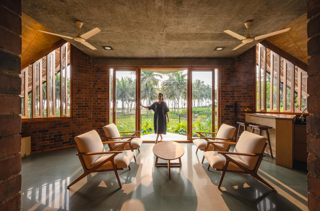 Living Space overlooking the sea