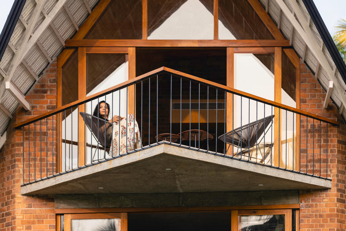 Balcony from sea side
