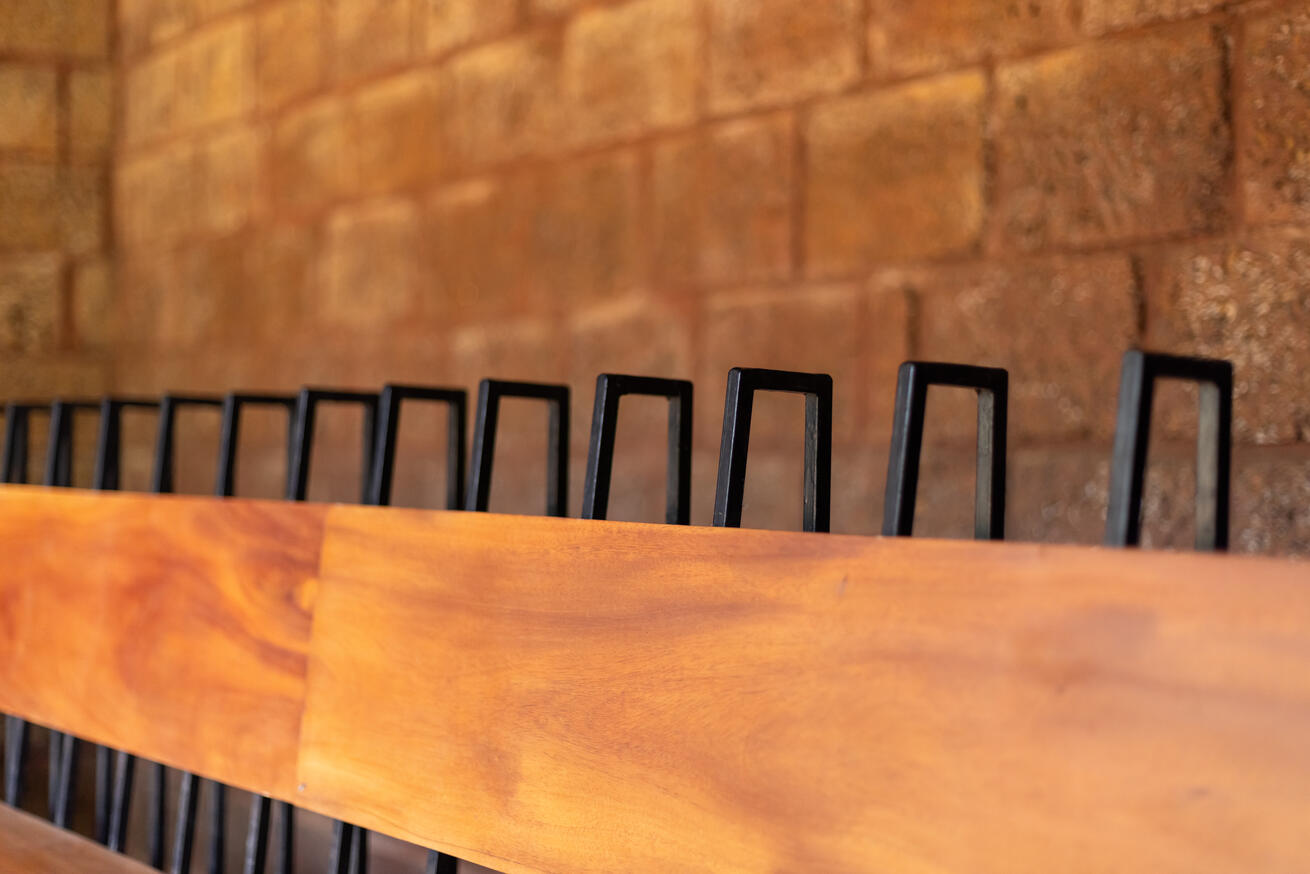 Wood & Steel Seating