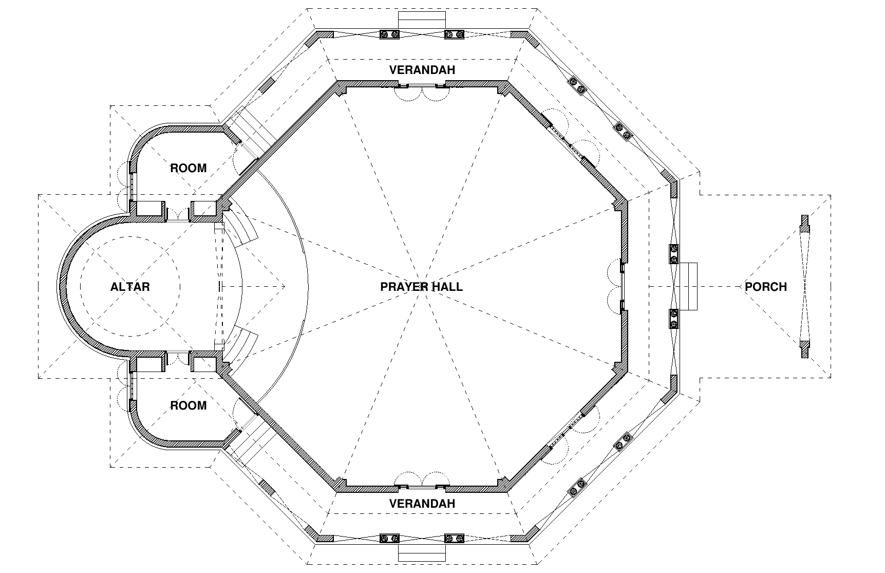 Ground Floor Plan of The Lord's House