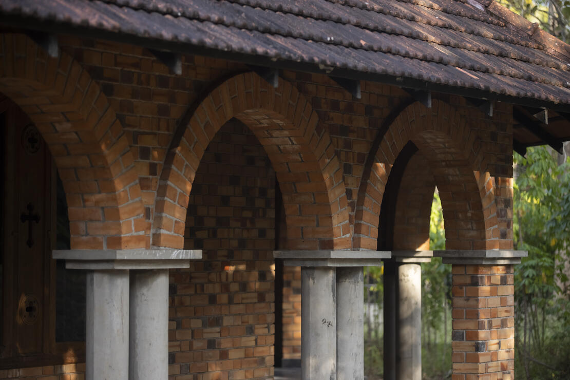Arches over Concrete Pillars