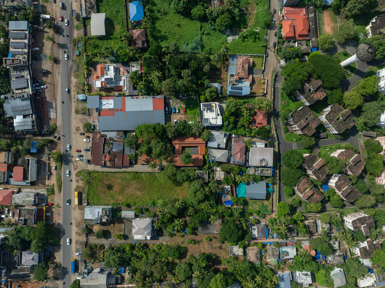 Aerial View of the surroundings