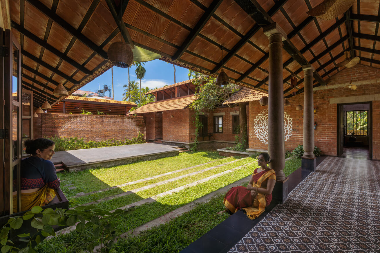 Stage with raked seating