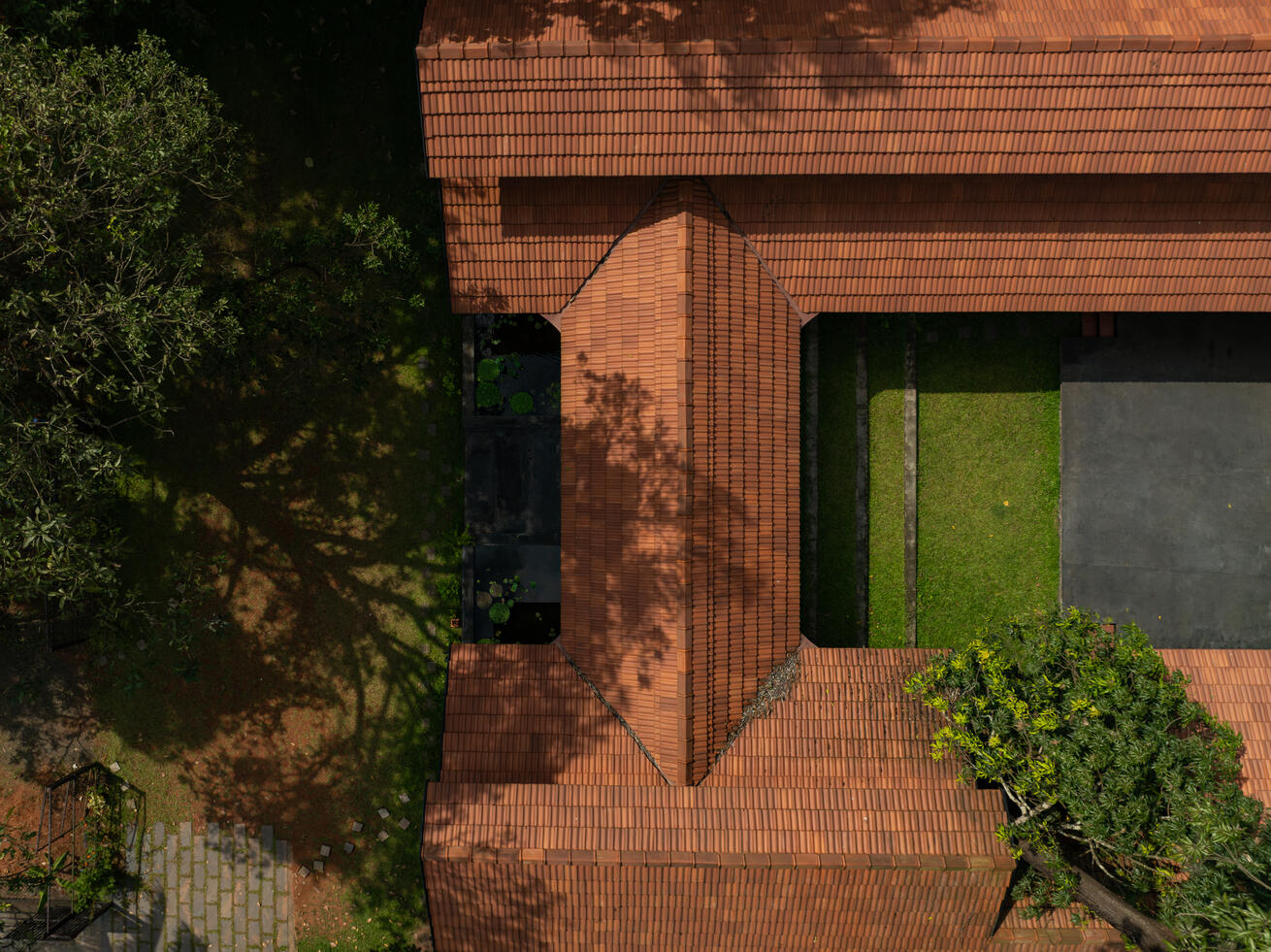 Aerial View of the Entry