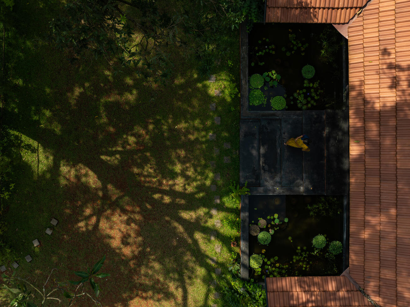 Aerial View of the entry